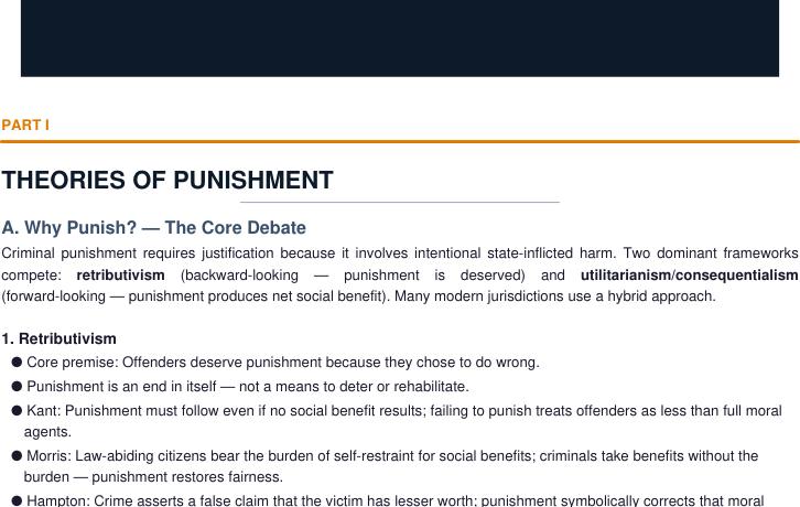 Top of the criminal law outline